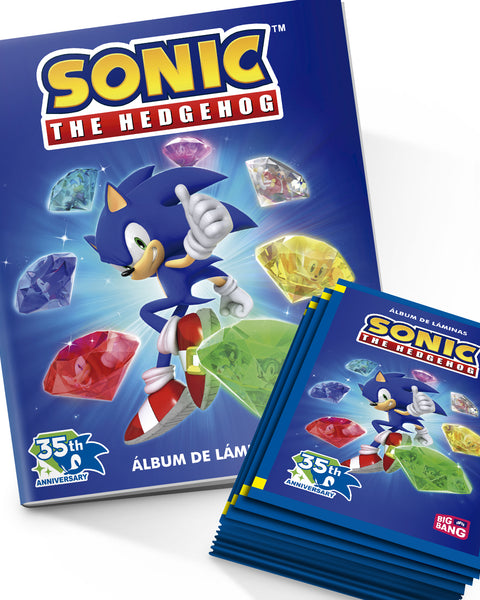 Álbum+25 sobres Sonic "The Hedgehog" 35° Aniversario (2025)
