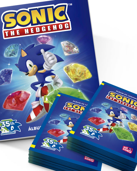 Álbum+50 sobres Sonic "The Hedgehog" 35° Aniversario (2025)