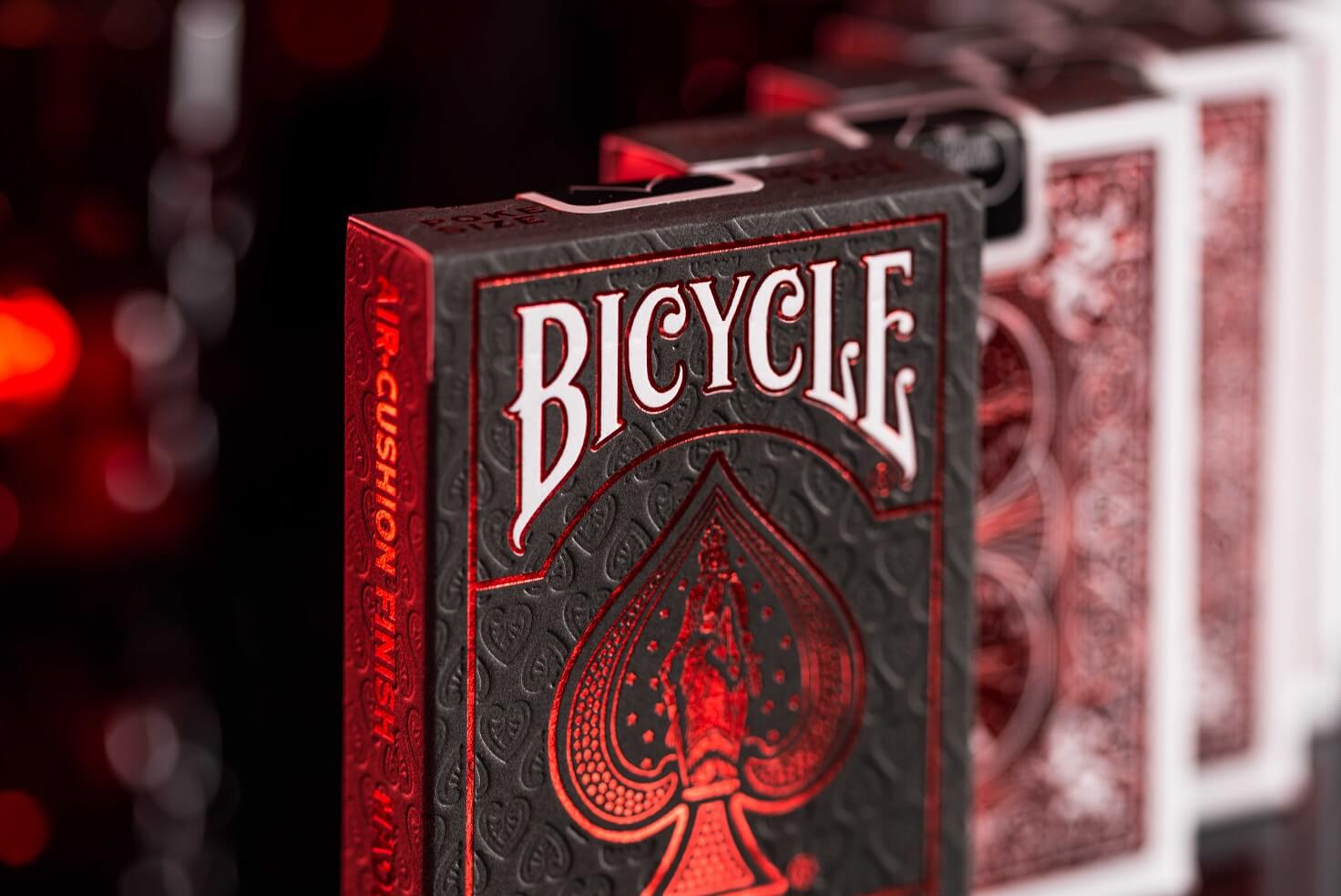 Naipes Bicycle Ultimates - MetalLuxe Crimson - Rojo