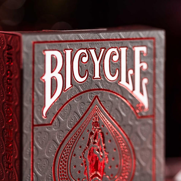 Naipes Bicycle Ultimates - MetalLuxe Crimson - Rojo