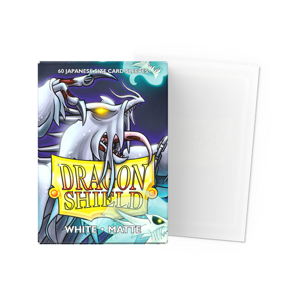 Dragon Shield Matte White Japonés – caja