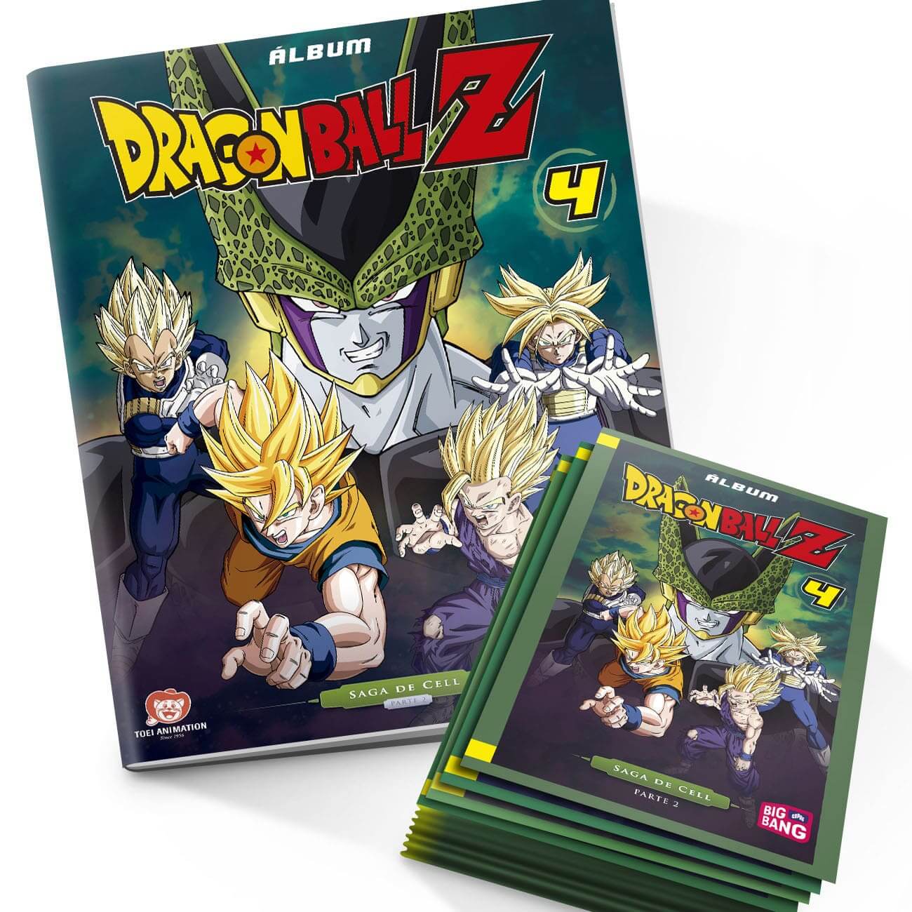 Pack Álbum Tapa Dura + 25 sobres Dragon Ball Z 4 - Saga de Cell Parte 2
