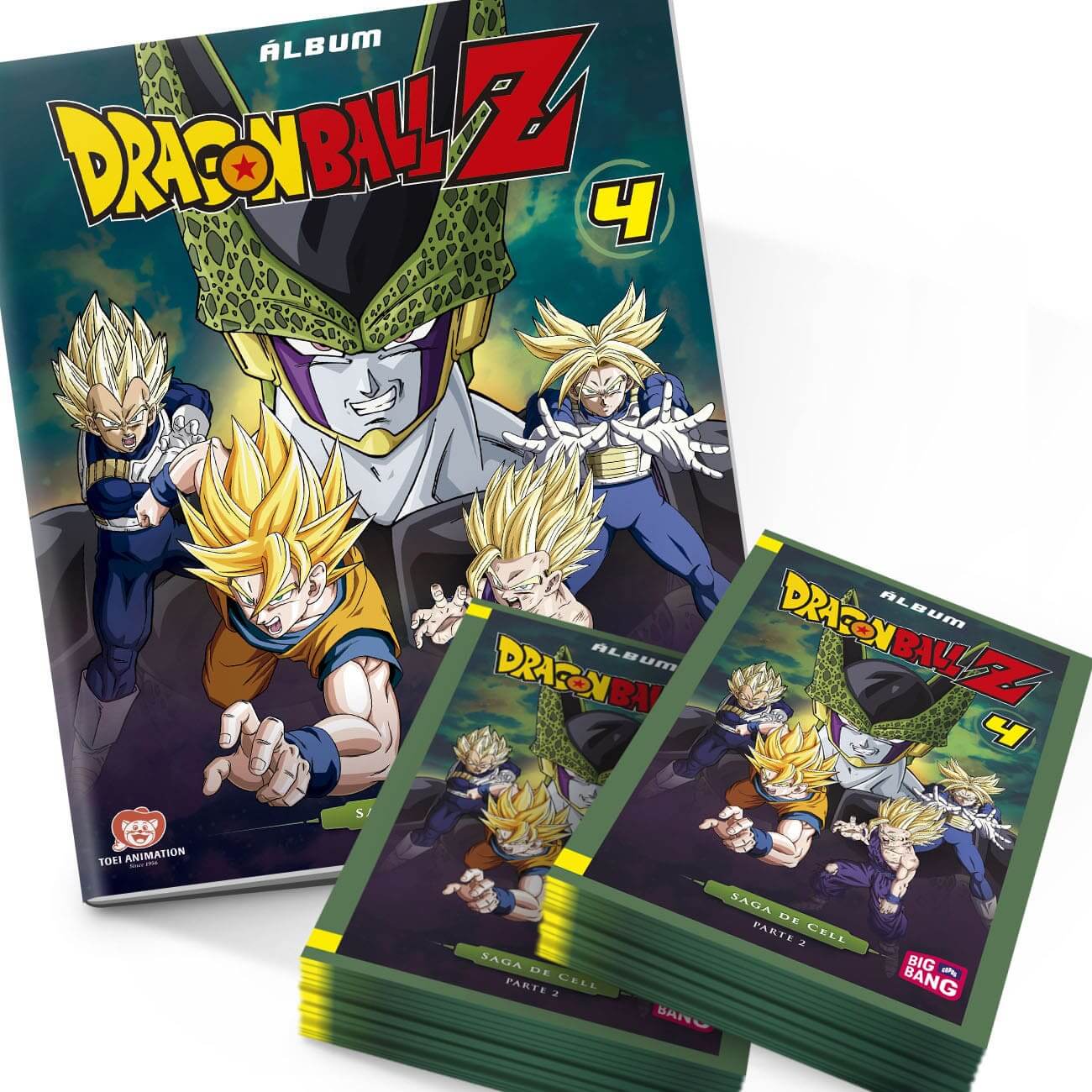 Pack Álbum + 50 sobres Dragon Ball Z 4 - Saga de Cell Parte 2