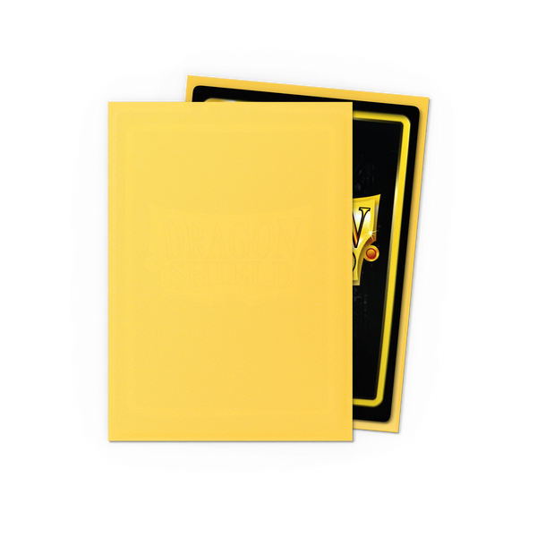 Dragon Shield Matte Yellow – fundas