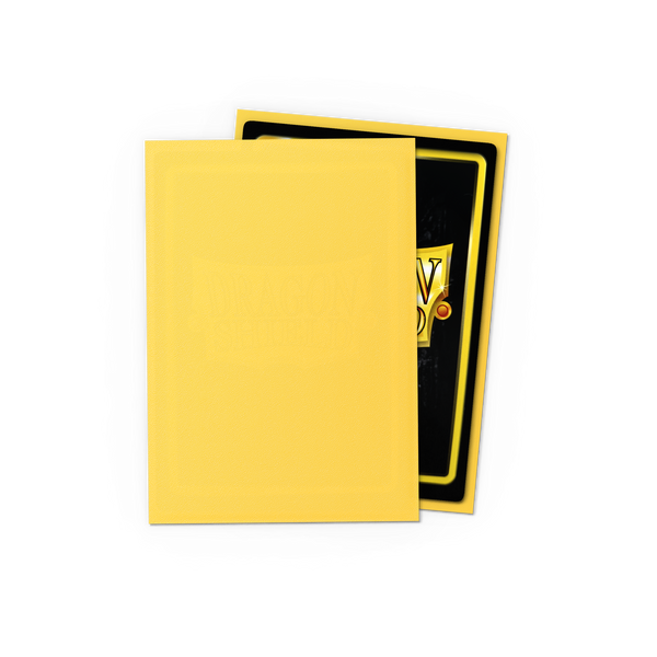 Dragon Shield Matte Yellow – detalle